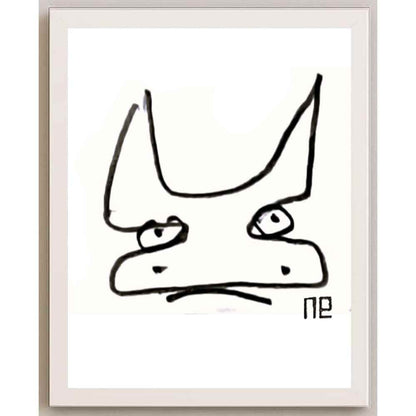 Nezih Danyal Tipler Kişiye Özel Sertifikalı Sınırlı Fine Art Karikatür Baskı NTP00192