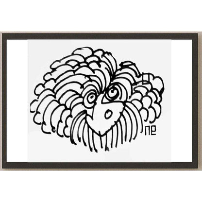 Nezih Danyal Tipler Kişiye Özel Sertifikalı Sınırlı Fine Art Karikatür Baskı NTP00193