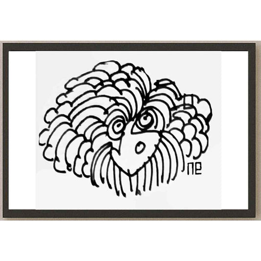 Nezih Danyal Tipler Kişiye Özel Sertifikalı Sınırlı Fine Art Karikatür Baskı NTP00193