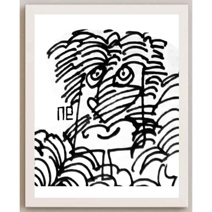 Nezih Danyal Tipler Kişiye Özel Sertifikalı Sınırlı Fine Art Karikatür Baskı NTP00194