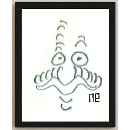 Nezih Danyal Tipler Kişiye Özel Sertifikalı Sınırlı Fine Art Karikatür Baskı NTP00197