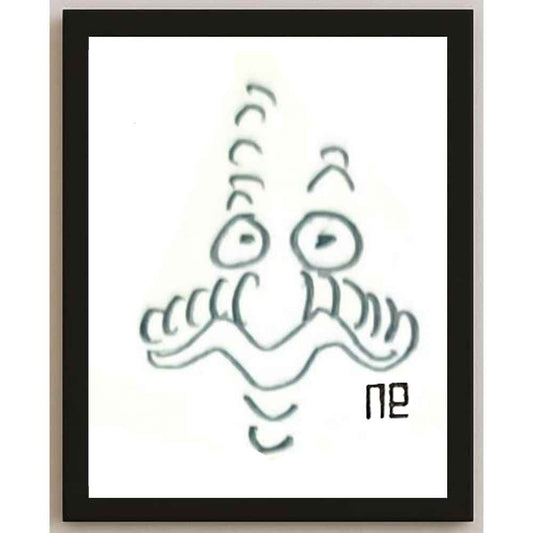 Nezih Danyal Tipler Kişiye Özel Sertifikalı Sınırlı Fine Art Karikatür Baskı NTP00197