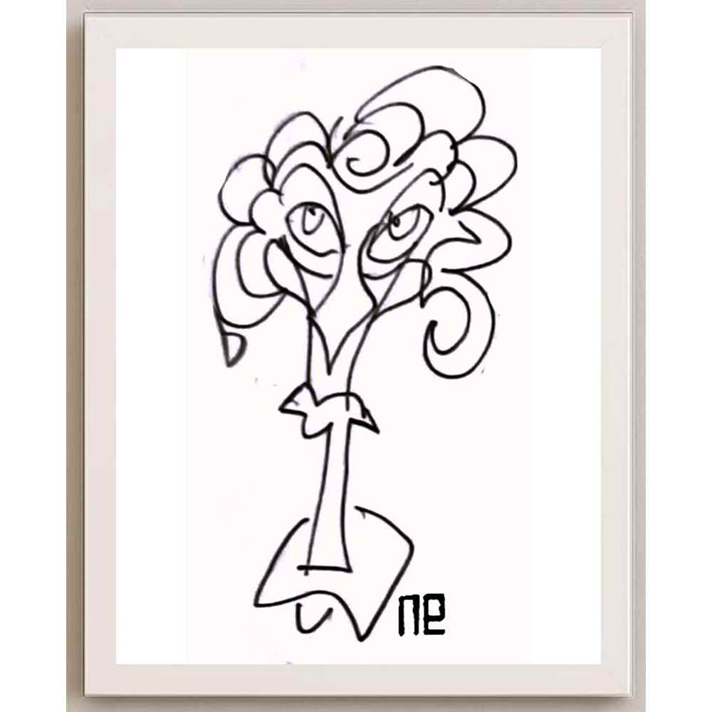 Nezih Danyal Tipler Kişiye Özel Sertifikalı Sınırlı Fine Art Karikatür Baskı NTP00202