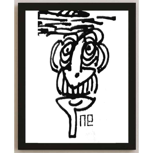 Nezih Danyal Tipler Kişiye Özel Sertifikalı Sınırlı Fine Art Karikatür Baskı NTP00215