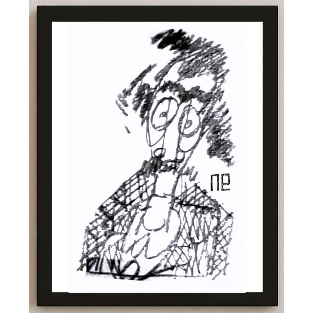 Nezih Danyal Tipler Kişiye Özel Sertifikalı Sınırlı Fine Art Karikatür Baskı NTP00224