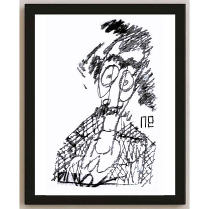 Nezih Danyal Tipler Kişiye Özel Sertifikalı Sınırlı Fine Art Karikatür Baskı NTP00224