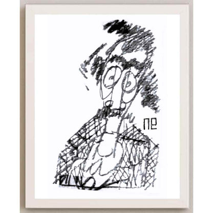 Nezih Danyal Tipler Kişiye Özel Sertifikalı Sınırlı Fine Art Karikatür Baskı NTP00224