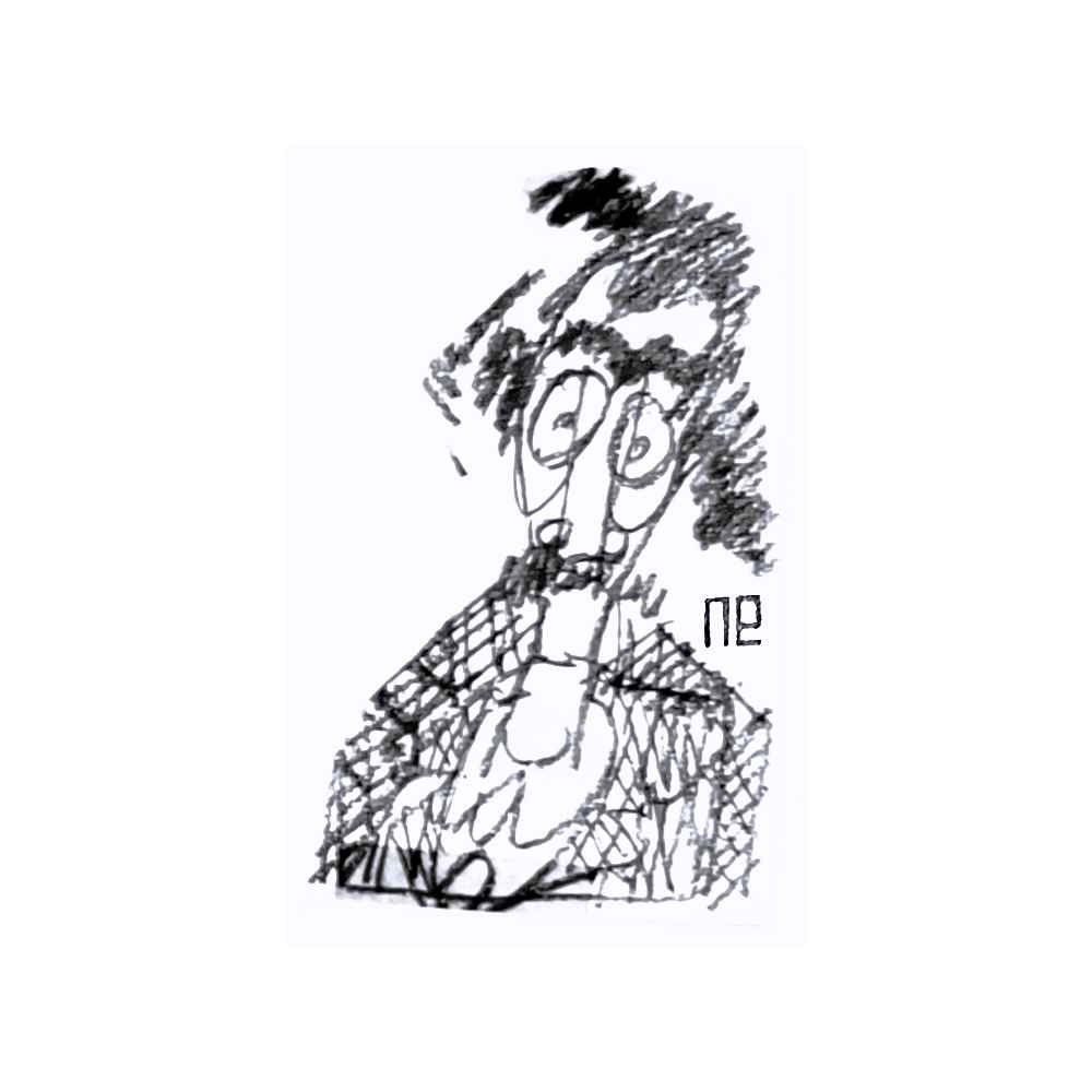 Nezih Danyal Tipler Kişiye Özel Sertifikalı Sınırlı Fine Art Karikatür Baskı NTP00224