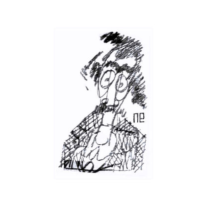 Nezih Danyal Tipler Kişiye Özel Sertifikalı Sınırlı Fine Art Karikatür Baskı NTP00224