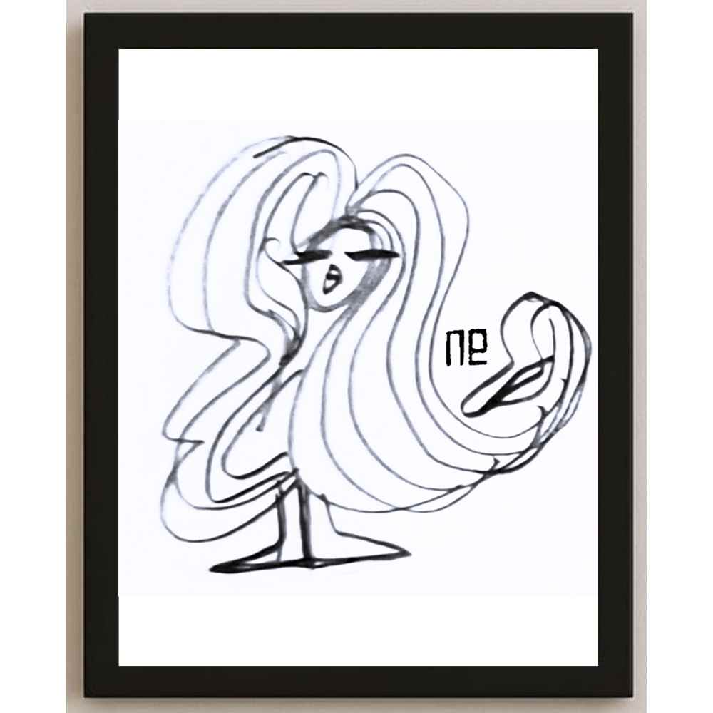 Nezih Danyal Tipler Kişiye Özel Sertifikalı Sınırlı Fine Art Karikatür Baskı NTP00225