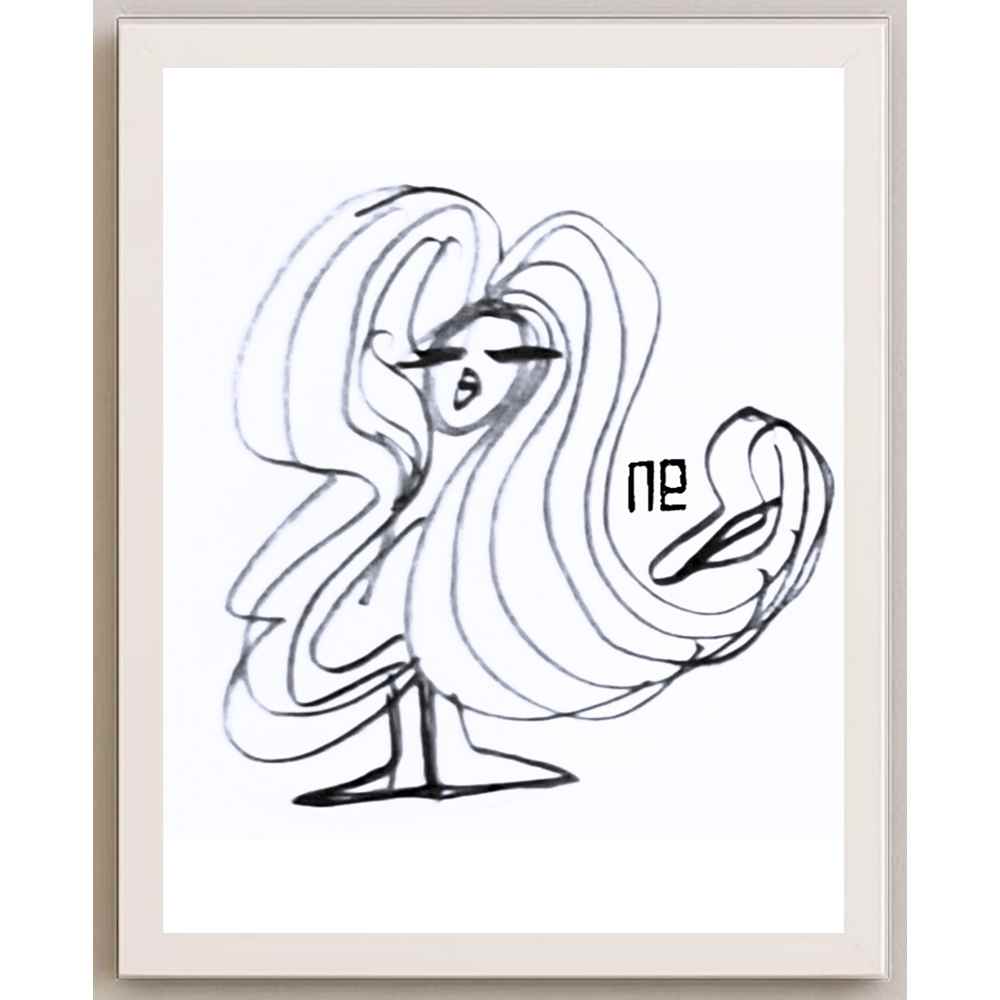 Nezih Danyal Tipler Kişiye Özel Sertifikalı Sınırlı Fine Art Karikatür Baskı NTP00225