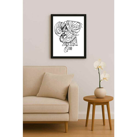 Nezih Danyal Tipler Kişiye Özel Sertifikalı Sınırlı Fine Art Karikatür Baskı NTP00226