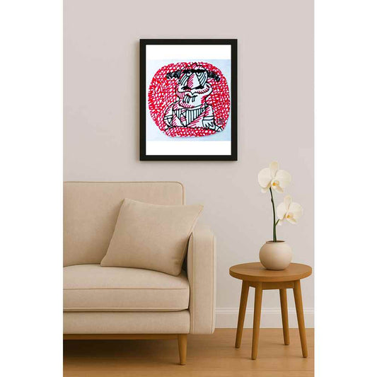 Nezih Danyal Tipler Kişiye Özel Sertifikalı Sınırlı Fine Art Karikatür Baskı NTP00231