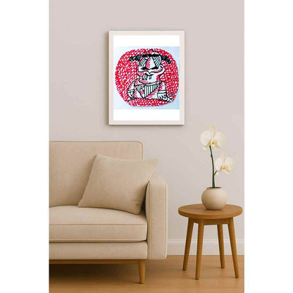 Nezih Danyal Tipler Kişiye Özel Sertifikalı Sınırlı Fine Art Karikatür Baskı NTP00231