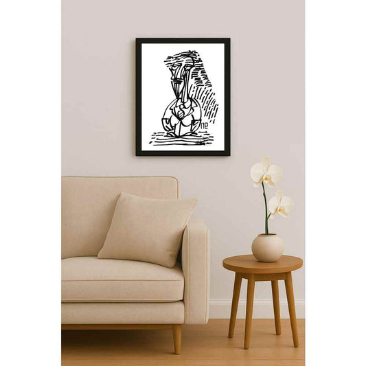 Nezih Danyal Tipler Kişiye Özel Sertifikalı Sınırlı Fine Art Karikatür Baskı NTP00235