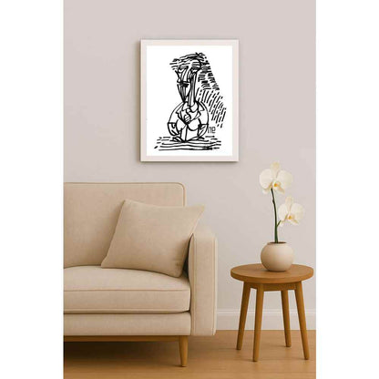 Nezih Danyal Tipler Kişiye Özel Sertifikalı Sınırlı Fine Art Karikatür Baskı NTP00235