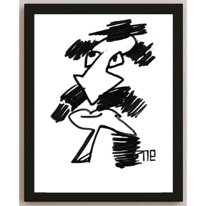 Nezih Danyal Tipler Kişiye Özel Sertifikalı Sınırlı Fine Art Karikatür Baskı NTP00243