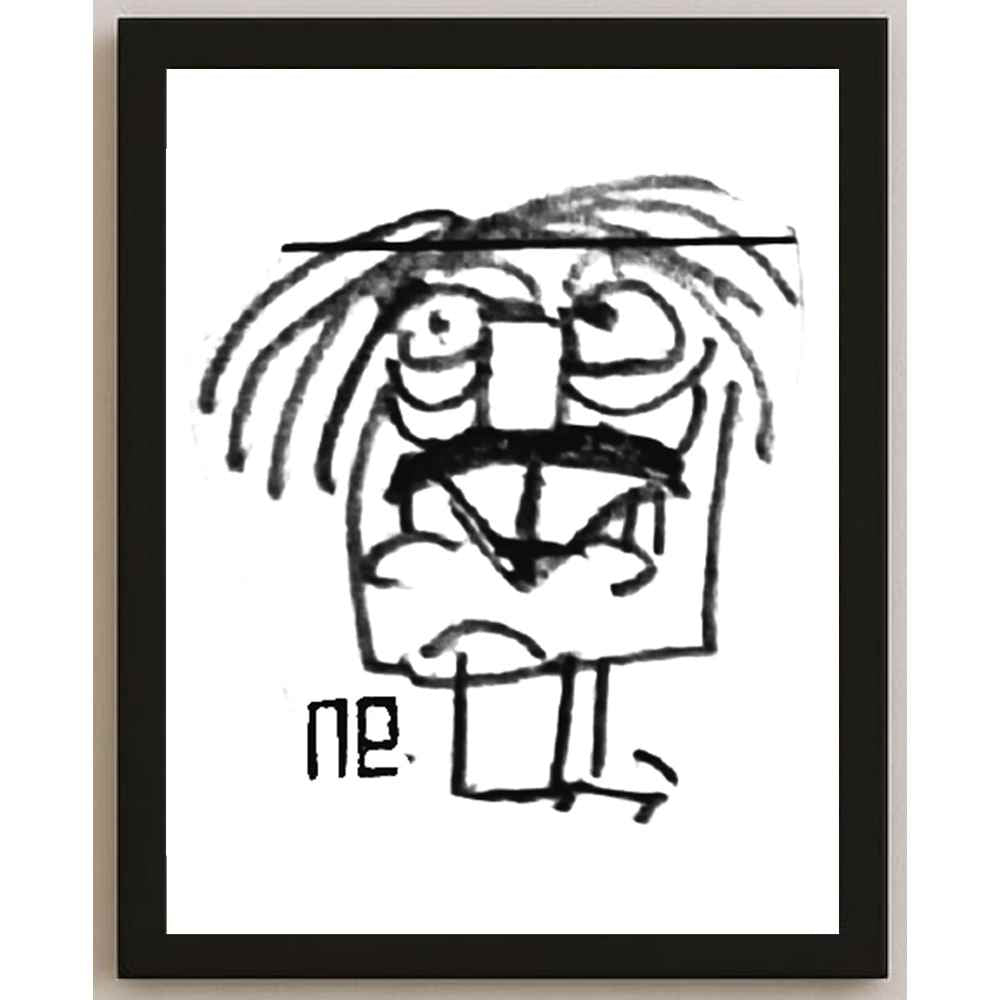 Nezih Danyal Tipler Kişiye Özel Sertifikalı Sınırlı Fine Art Karikatür Baskı NTP00244