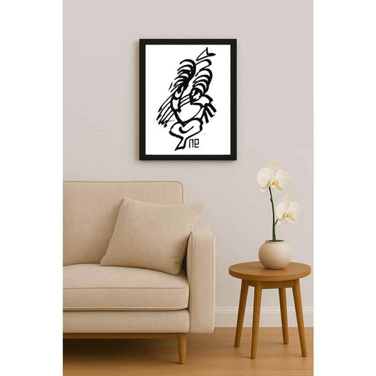 Nezih Danyal Tipler Kişiye Özel Sertifikalı Sınırlı Fine Art Karikatür Baskı NTP00245