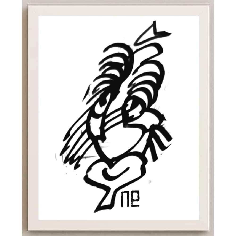 Nezih Danyal Tipler Kişiye Özel Sertifikalı Sınırlı Fine Art Karikatür Baskı NTP00245