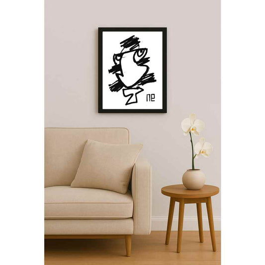 Nezih Danyal Tipler Kişiye Özel Sertifikalı Sınırlı Fine Art Karikatür Baskı NTP00246