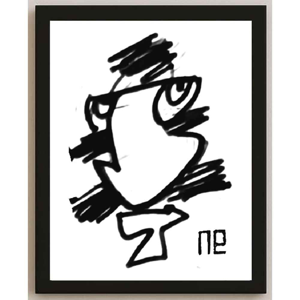 Nezih Danyal Tipler Kişiye Özel Sertifikalı Sınırlı Fine Art Karikatür Baskı NTP00246