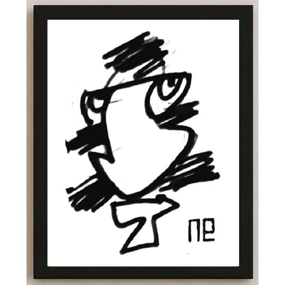 Nezih Danyal Tipler Kişiye Özel Sertifikalı Sınırlı Fine Art Karikatür Baskı NTP00246