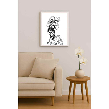 Nezih Danyal Tipler Kişiye Özel Sertifikalı Sınırlı Fine Art Karikatür Baskı NTP00248