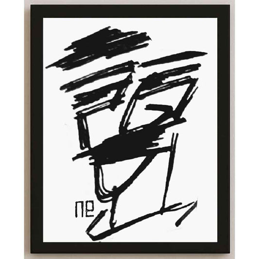 Nezih Danyal Tipler Kişiye Özel Sertifikalı Sınırlı Fine Art Karikatür Baskı NTP00249