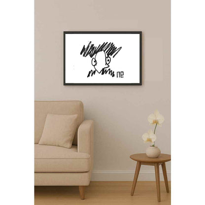 Nezih Danyal Tipler Kişiye Özel Sertifikalı Sınırlı Fine Art Karikatür Baskı NTP00250