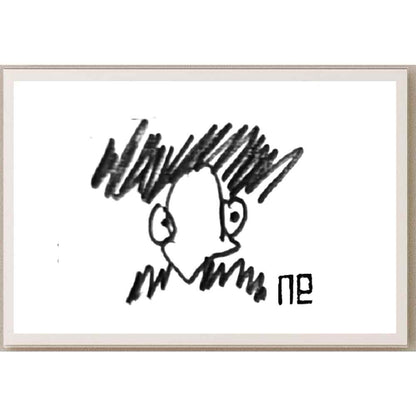 Nezih Danyal Tipler Kişiye Özel Sertifikalı Sınırlı Fine Art Karikatür Baskı NTP00250