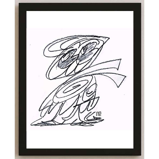 Nezih Danyal Tipler Kişiye Özel Sertifikalı Sınırlı Fine Art Karikatür Baskı NTP00252