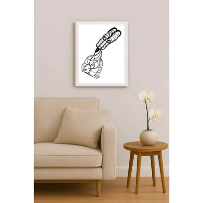 Nezih Danyal Tipler Kişiye Özel Sertifikalı Sınırlı Fine Art Karikatür Baskı NTP00260