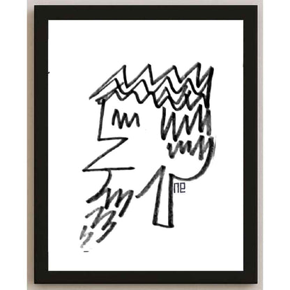 Nezih Danyal Tipler Kişiye Özel Sertifikalı Sınırlı Fine Art Karikatür Baskı NTP00263