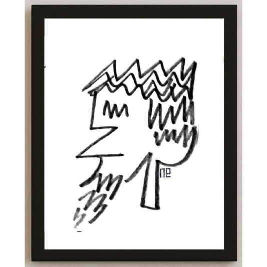 Nezih Danyal Tipler Kişiye Özel Sertifikalı Sınırlı Fine Art Karikatür Baskı NTP00263