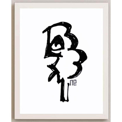 Nezih Danyal Tipler Kişiye Özel Sertifikalı Sınırlı Fine Art Karikatür Baskı NTP00266