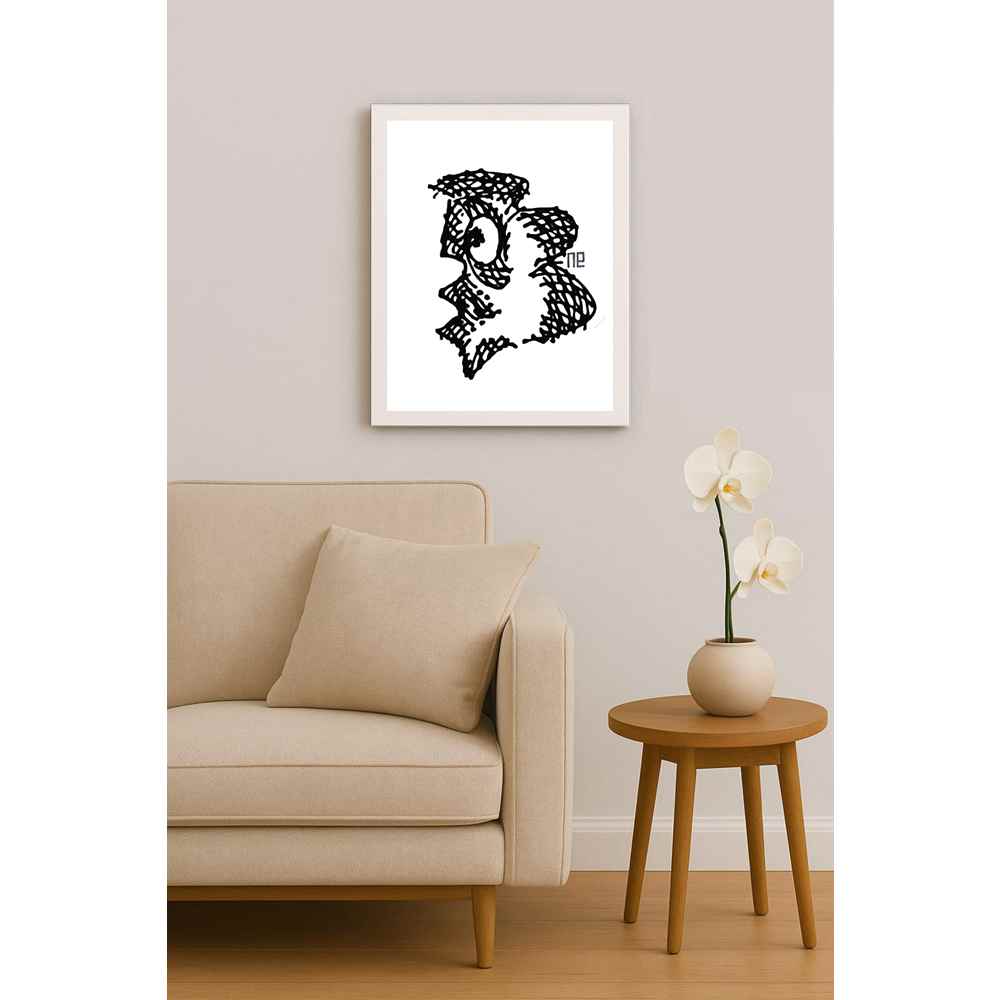 Nezih Danyal Tipler Kişiye Özel Sertifikalı Sınırlı Fine Art Karikatür Baskı NTP00267