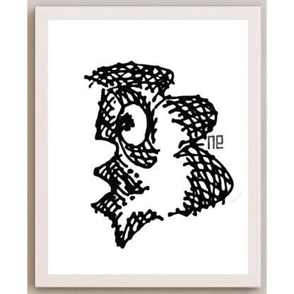 Nezih Danyal Tipler Kişiye Özel Sertifikalı Sınırlı Fine Art Karikatür Baskı NTP00267