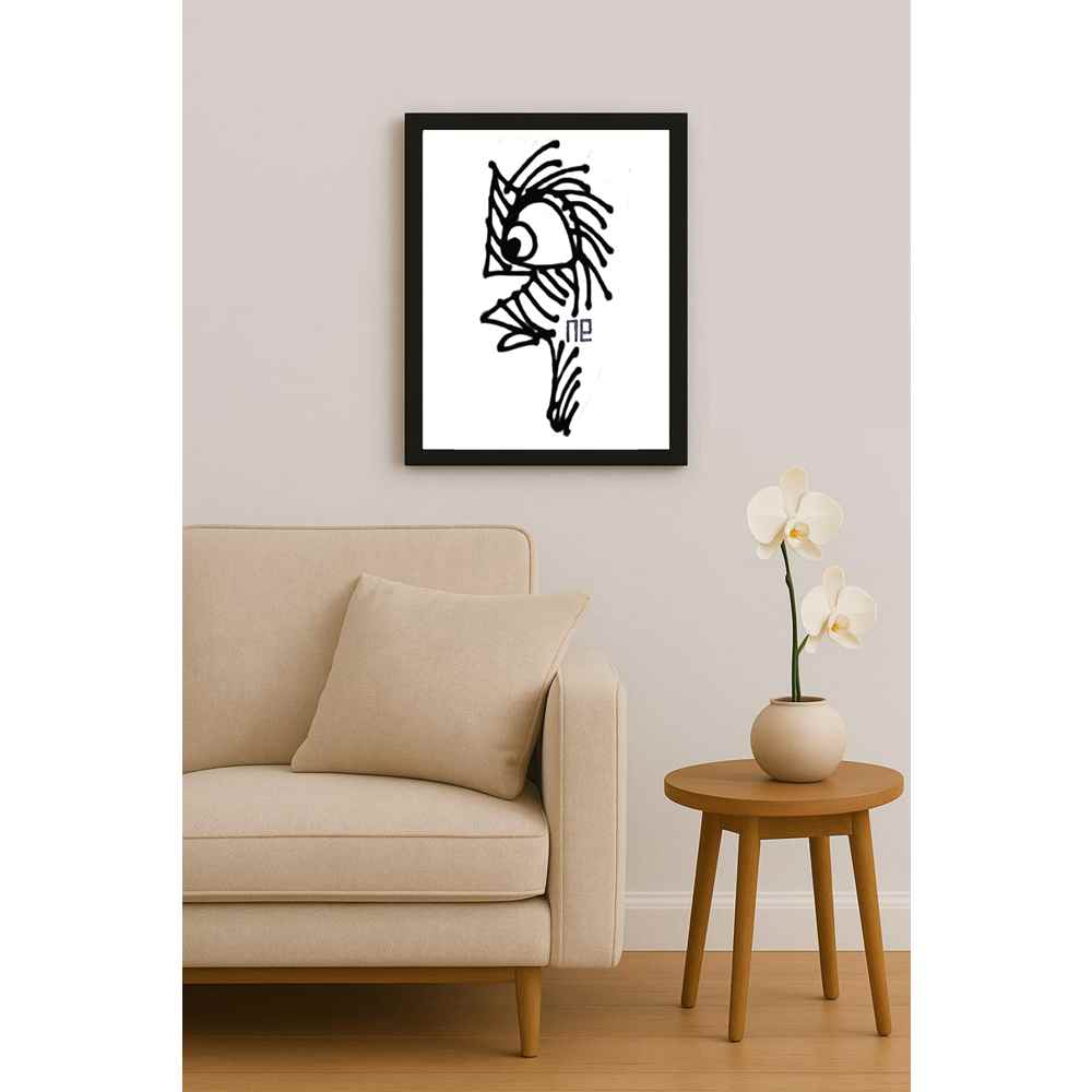 Nezih Danyal Tipler Kişiye Özel Sertifikalı Sınırlı Fine Art Karikatür Baskı NTP00269