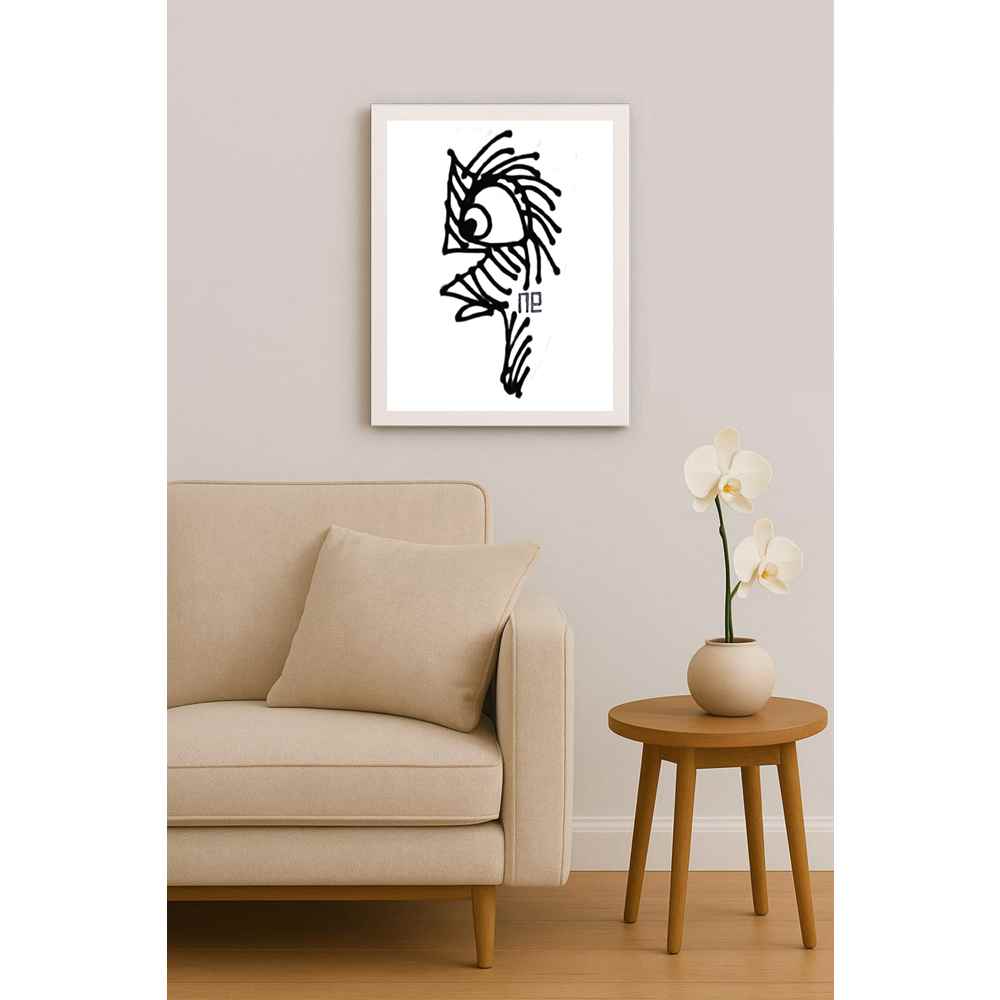 Nezih Danyal Tipler Kişiye Özel Sertifikalı Sınırlı Fine Art Karikatür Baskı NTP00269