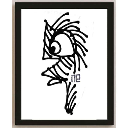 Nezih Danyal Tipler Kişiye Özel Sertifikalı Sınırlı Fine Art Karikatür Baskı NTP00269