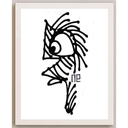 Nezih Danyal Tipler Kişiye Özel Sertifikalı Sınırlı Fine Art Karikatür Baskı NTP00269