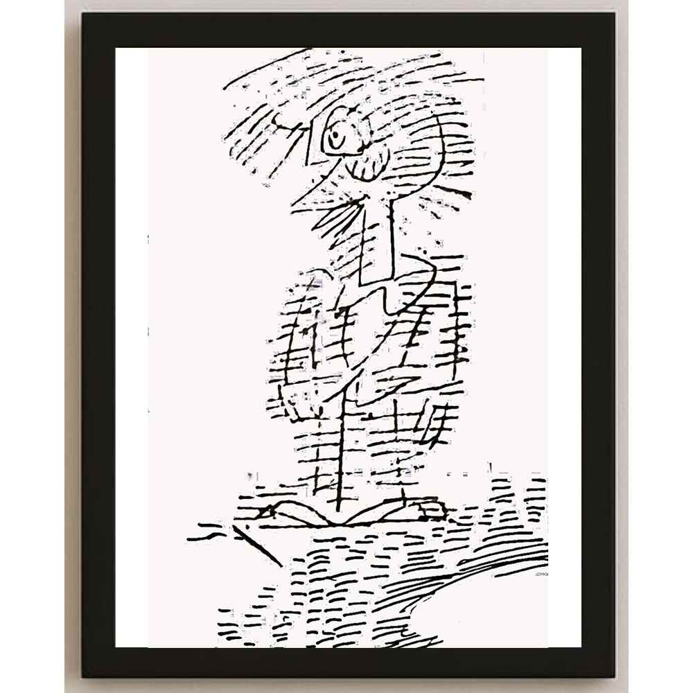 Nezih Danyal Tipler Kişiye Özel Sertifikalı Sınırlı Fine Art Karikatür Baskı NTP00275