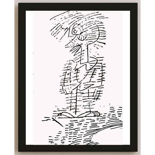 Nezih Danyal Tipler Kişiye Özel Sertifikalı Sınırlı Fine Art Karikatür Baskı NTP00275