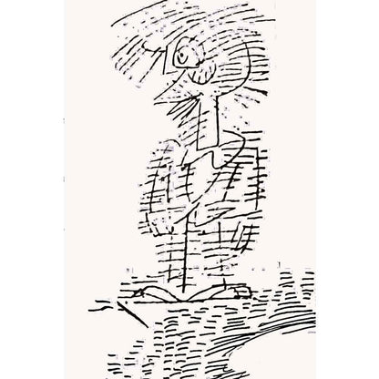 Nezih Danyal Tipler Kişiye Özel Sertifikalı Sınırlı Fine Art Karikatür Baskı NTP00275