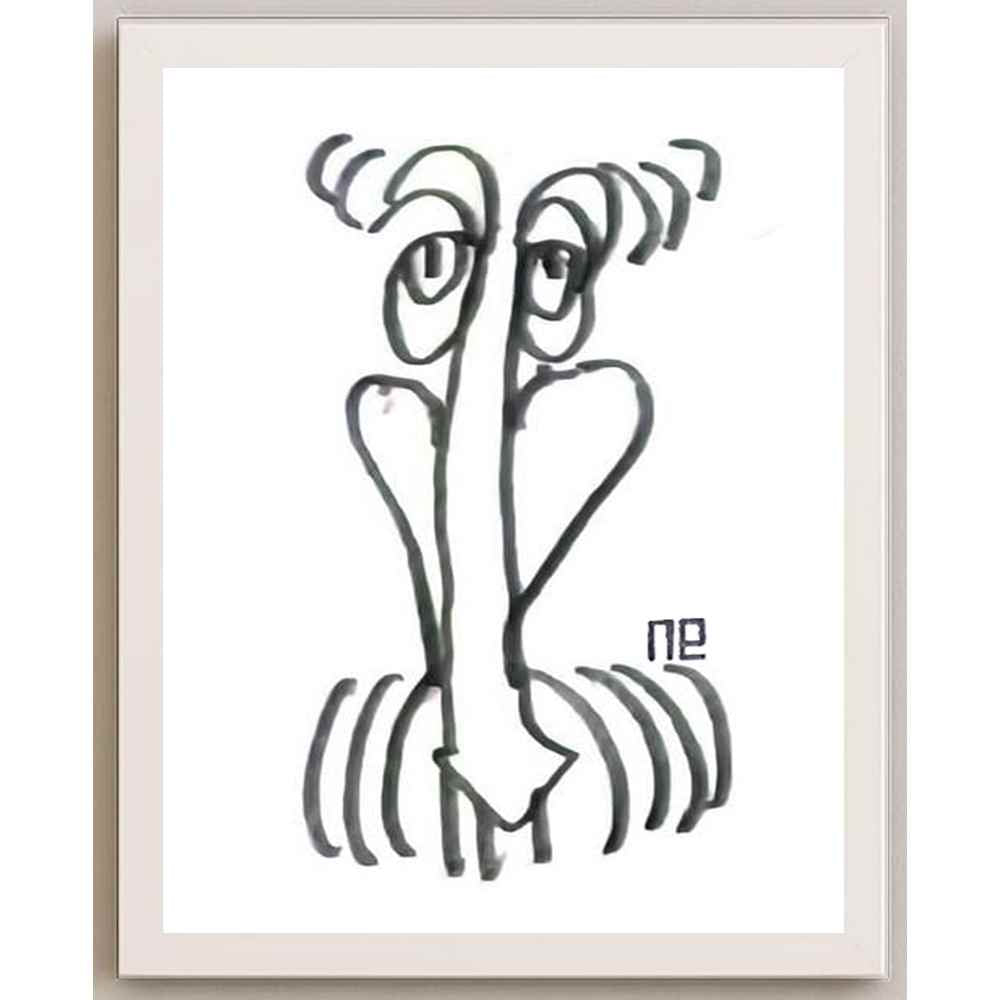 Nezih Danyal Tipler Kişiye Özel Sertifikalı Sınırlı Fine Art Karikatür Baskı NTP00286