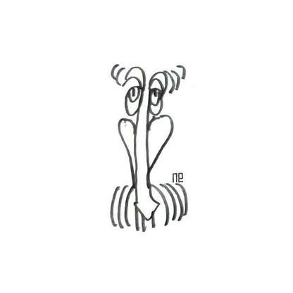Nezih Danyal Tipler Kişiye Özel Sertifikalı Sınırlı Fine Art Karikatür Baskı NTP00286