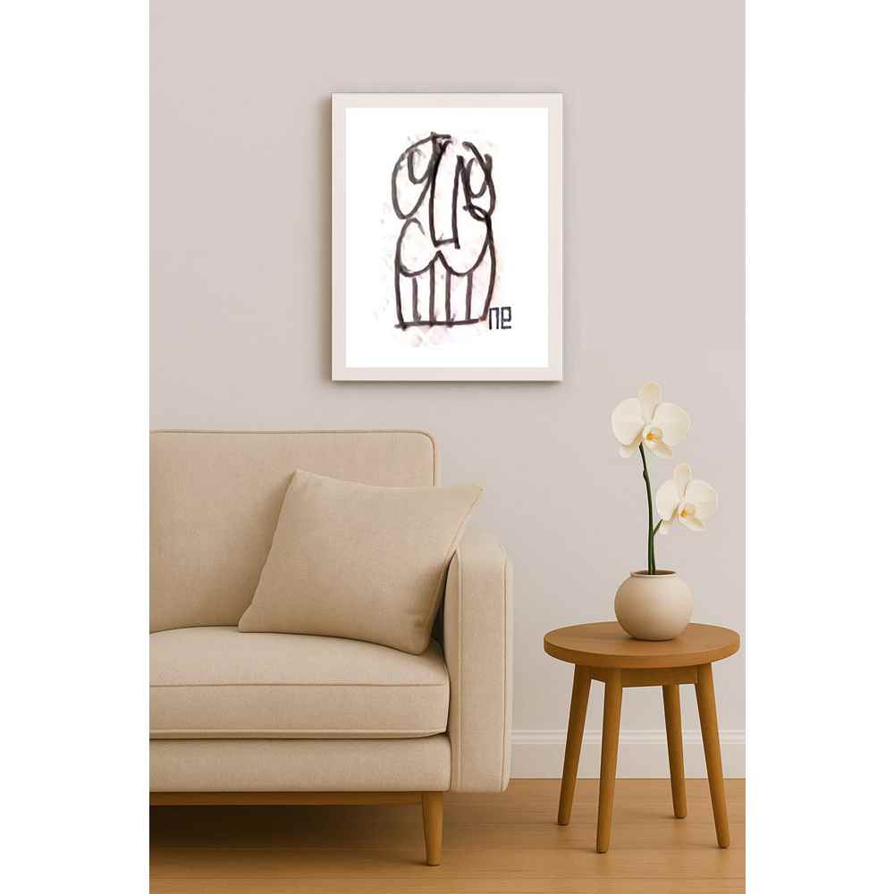 Nezih Danyal Tipler Kişiye Özel Sertifikalı Sınırlı Fine Art Karikatür Baskı NTP00294