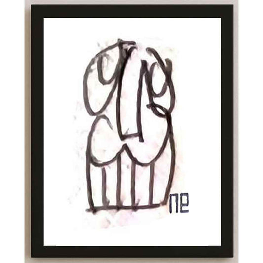 Nezih Danyal Tipler Kişiye Özel Sertifikalı Sınırlı Fine Art Karikatür Baskı NTP00294