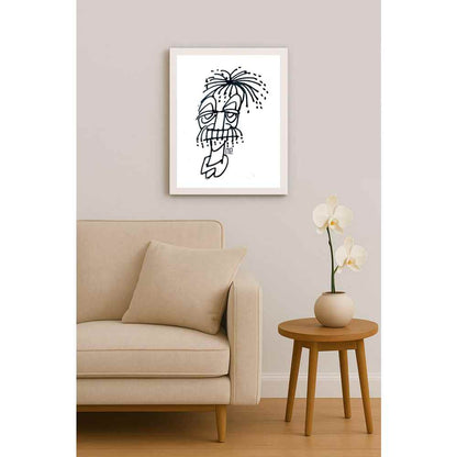 Nezih Danyal Tipler Kişiye Özel Sertifikalı Sınırlı Fine Art Karikatür Baskı NTP00307